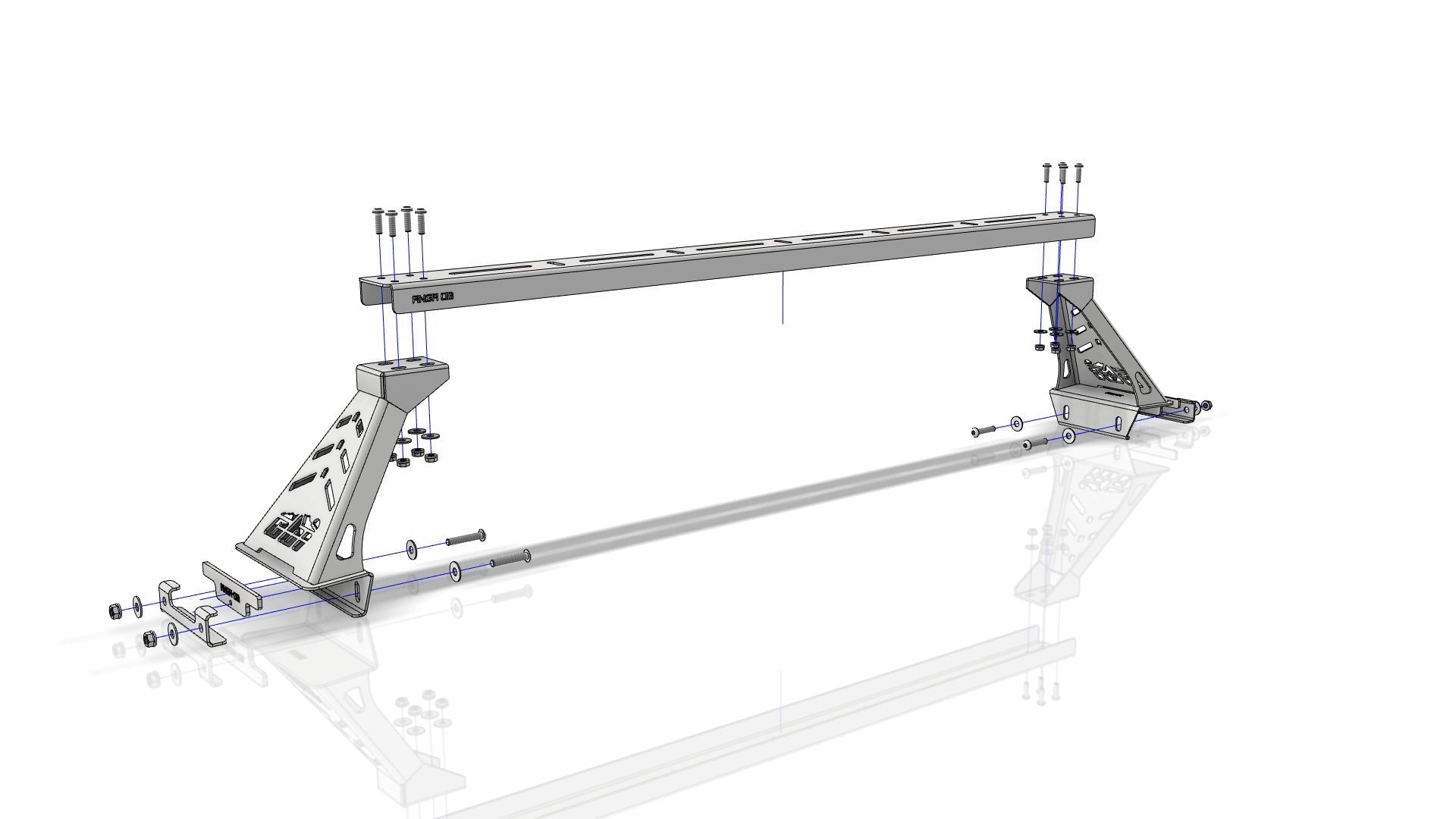 Ford Ranger Overland Bed Bars 19-21 Ranger CBI Offroad