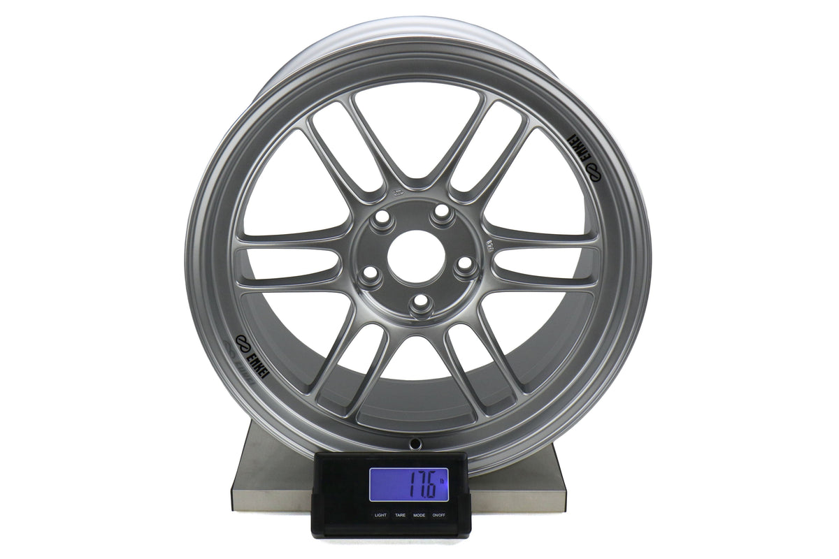 Enkei RPF1 F1 Silver 18x9.5 +38mm 5x114.3 (Single Wheel) - 2015-2024 Subaru WRX / 2015-2021 STI / 2019-2024 Forester