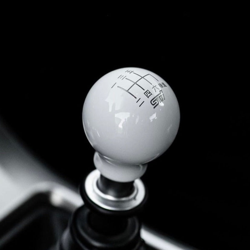Billetworkz Weighted Shift Knob - 6 Speed STI Japanese Engraving - Subaru STI