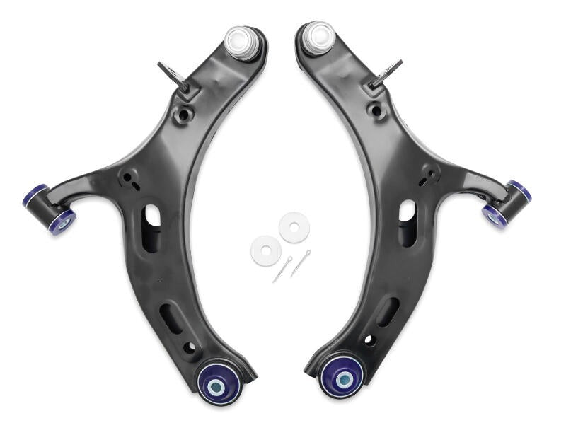 SuperPro Front Lower Control Arm Set w/Bushings - 2010-2014 Subaru Legacy