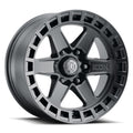 ICON Alloys Raider 17x8.5 6x5.5 0mm 4.75" Backspacing Satin Black Wheel - 3417858347SB
