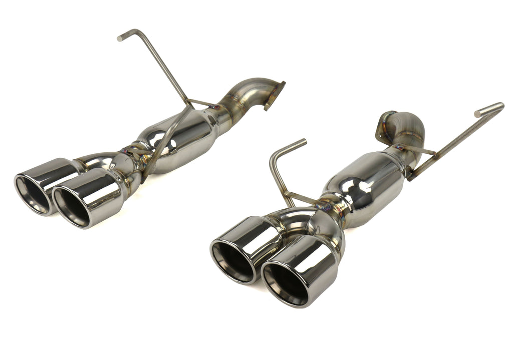ETS Axle Back Exhaust System w/ Muffler Polished Tips - Subaru Models (inc. 2015-2021 WRX / 2015-2018 STI)