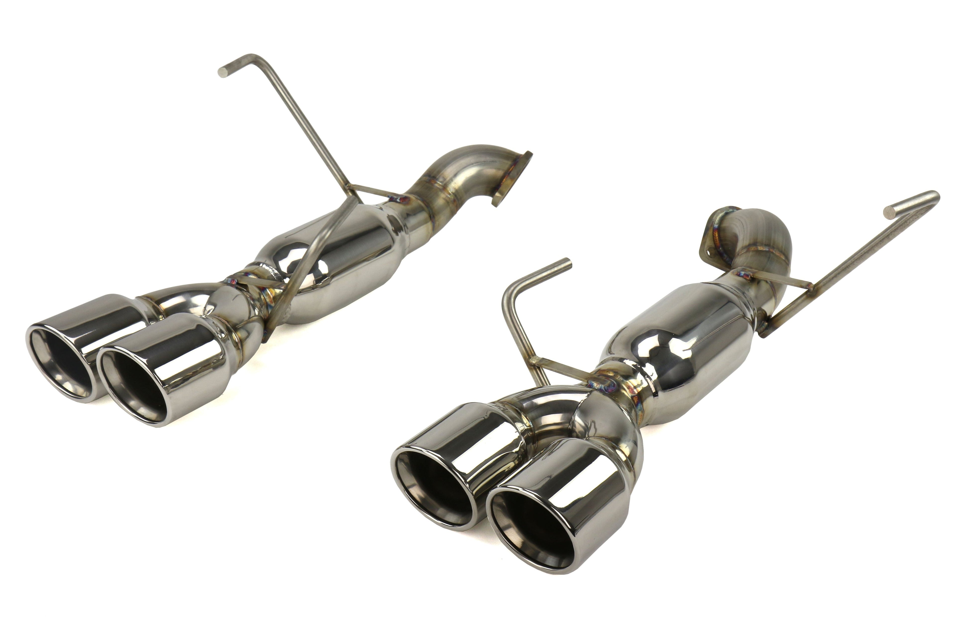 ETS Axle Back Exhaust System w/ Muffler Polished Tips - Subaru Models (inc. 2015-2021 WRX / 2015-2018 STI)