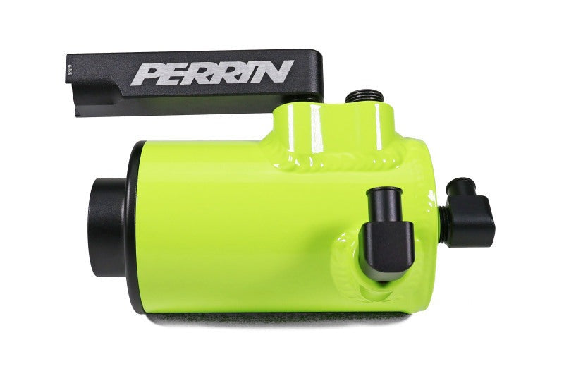 PERRIN Air Oil Separator - Neon Yellow - 2022-2026 Subaru WRX