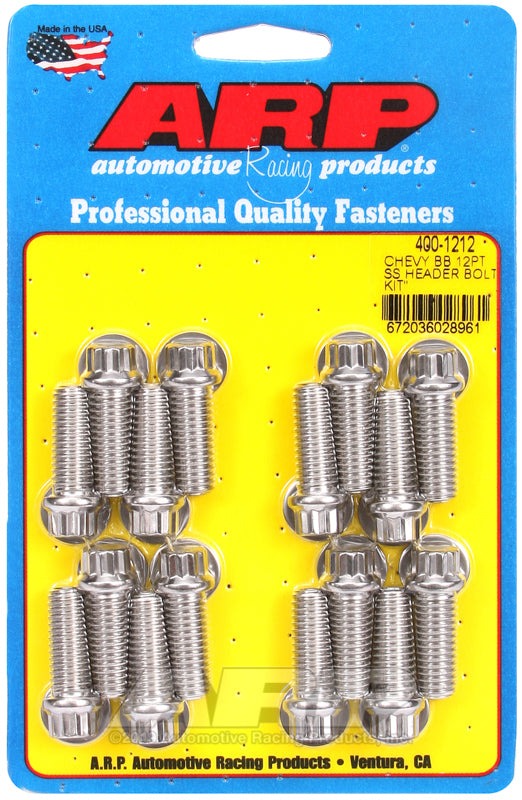 ARP BB Chevy 12pt Header Bolt Kit