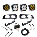 Baja Designs 23-25 Ford Super Duty Squadron Pro/SAE 2.0 Dual Fog Pocket Kit (SAE Fog) - Baja Amber