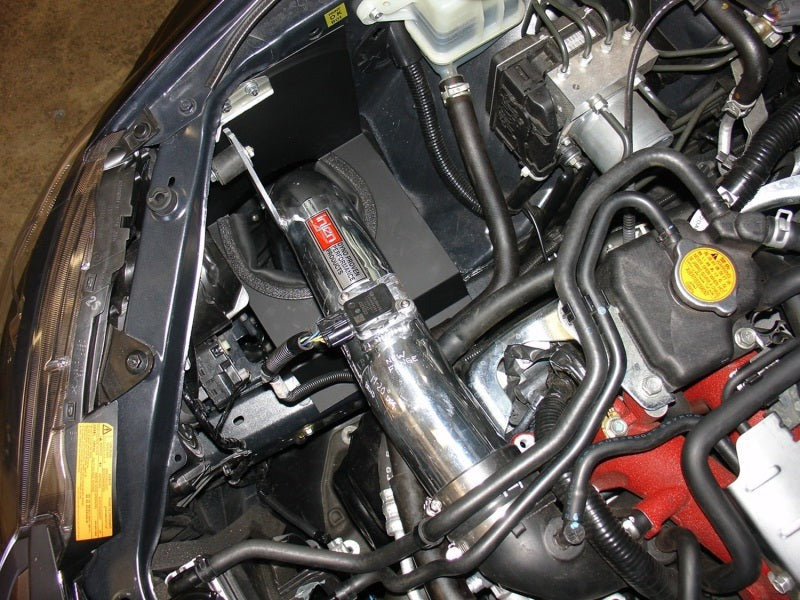 Injen Wrinkle Red Cold Air Intake w/ Heat Shield - 2014 Subaru WRX / 2014 STI
