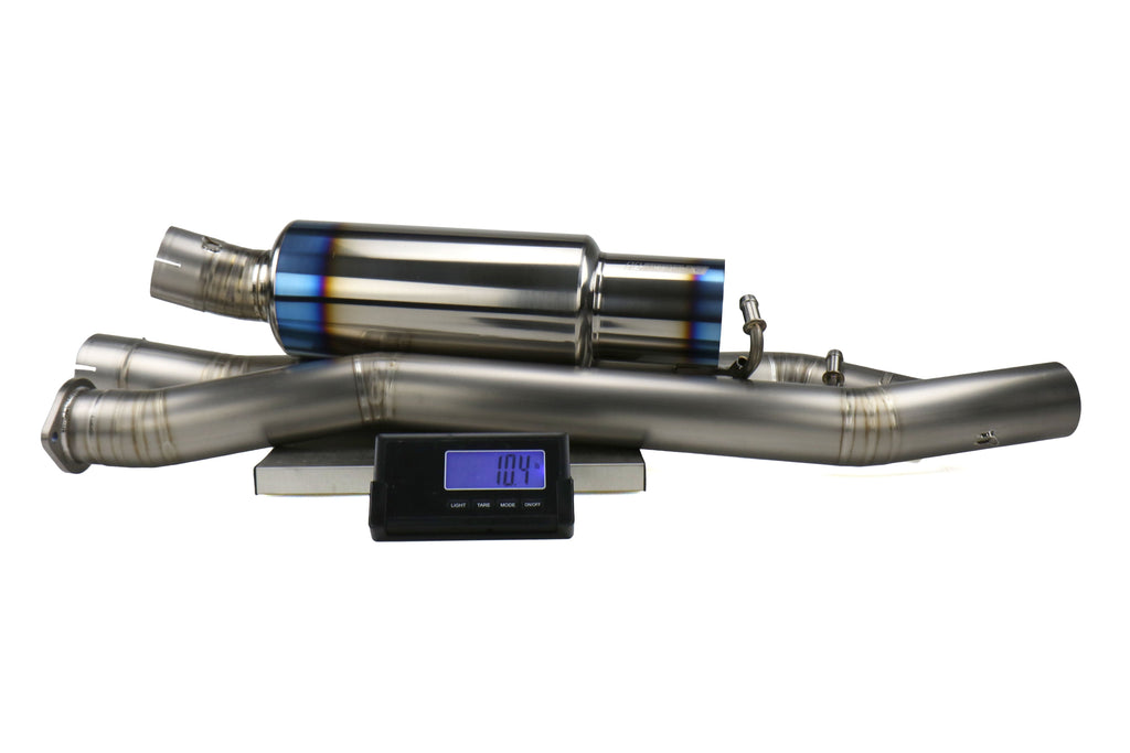 Tomei Expreme Ti Full Titanium Catback Exhaust System - Burnt Tip - 2002-2007 Subaru WRX / 2004-2007 STI