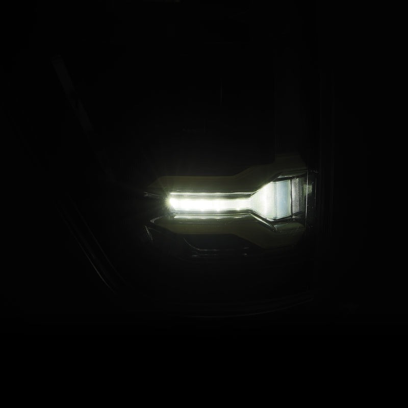 AlphaRex 21-23 Ford F-150 LUXX LED Taillights - Alpha-Black w/ BLIS