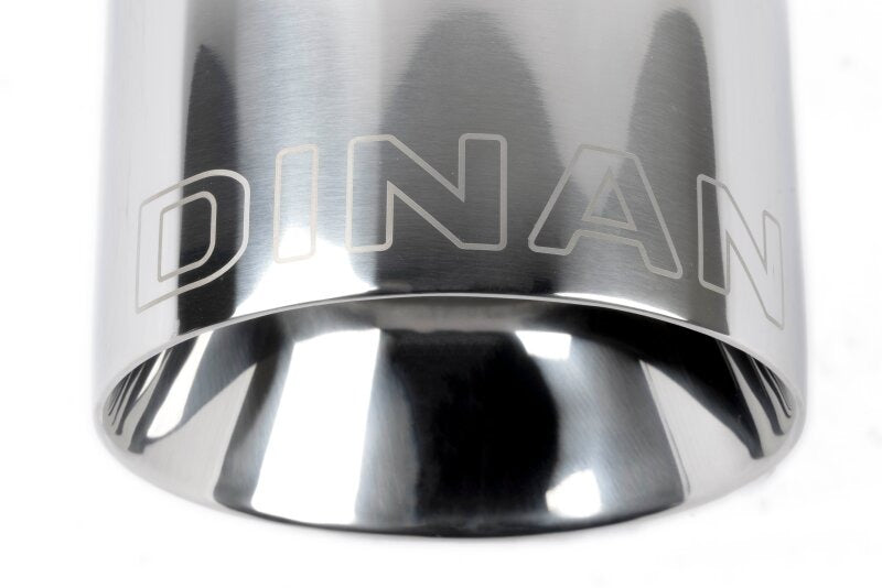 Dinan Double-Walled 4.5in Clamp-On Exhaust Tip - Polished - 4.5in Outlet / 3in Inlet