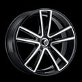Kraze KR190 Lusso 20x8.5 5x115 +38 Offset Gloss Black Machined Wheel