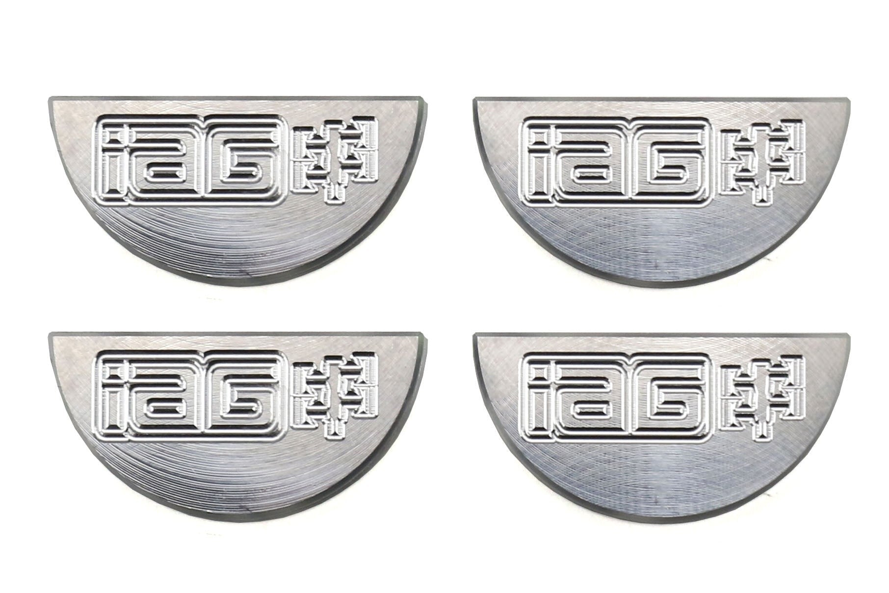IAG Half Moon Valve Cover Cam Seals Silver - Subaru Models (inc. 2002-2006 WRX/STI)