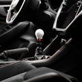 Cobb 6-Speed Weighted Shift Knob - White (Inc. Both Red + Black Collars) - 2004-2021 Subaru STI / 2015-2026 WRX / 2006-2012 Legacy