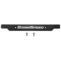 GrimmSpeed License Plate Delete Black/Silver - 2002-2005 Subaru WRX/STI