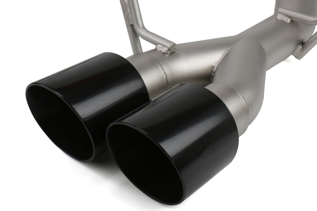 cp-e Austenite Off Road Axle Back Exhaust Muffler Delete w/ Black Tips - 2015-2021 Subaru WRX / STI