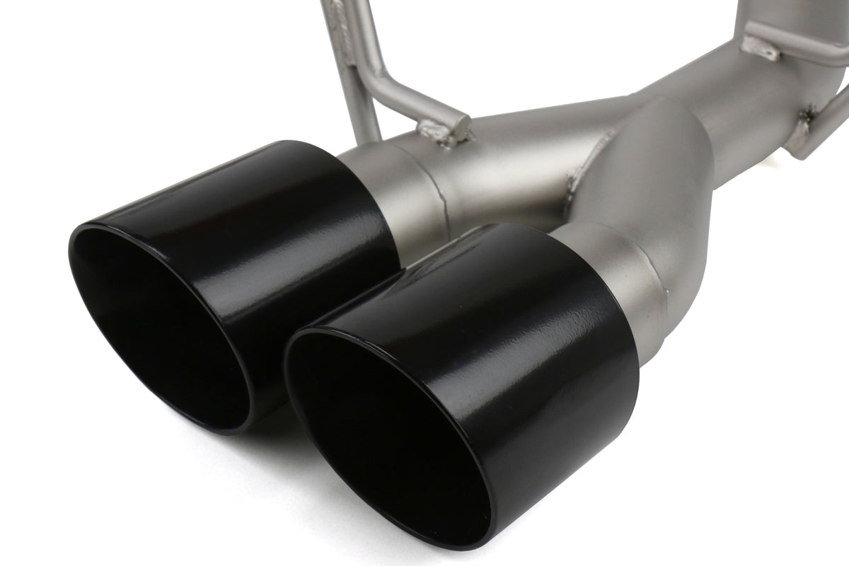 cp-e Austenite Off Road Axle Back Exhaust Muffler Delete w/ Black Tips - 2015-2021 Subaru WRX / STI