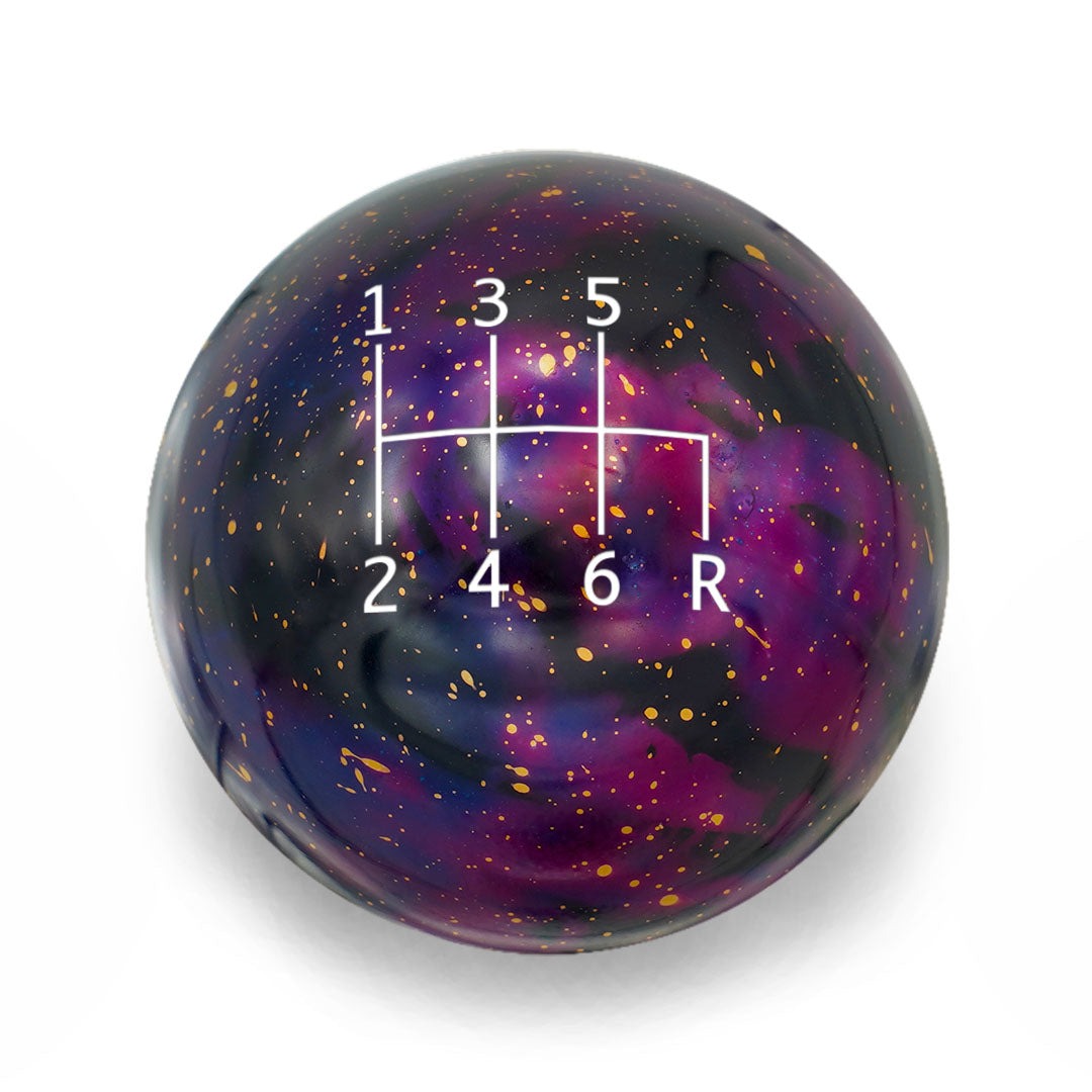 Billetworkz Cosmic Space Shift Knob - 6 Speed Standard Engraving for Subaru