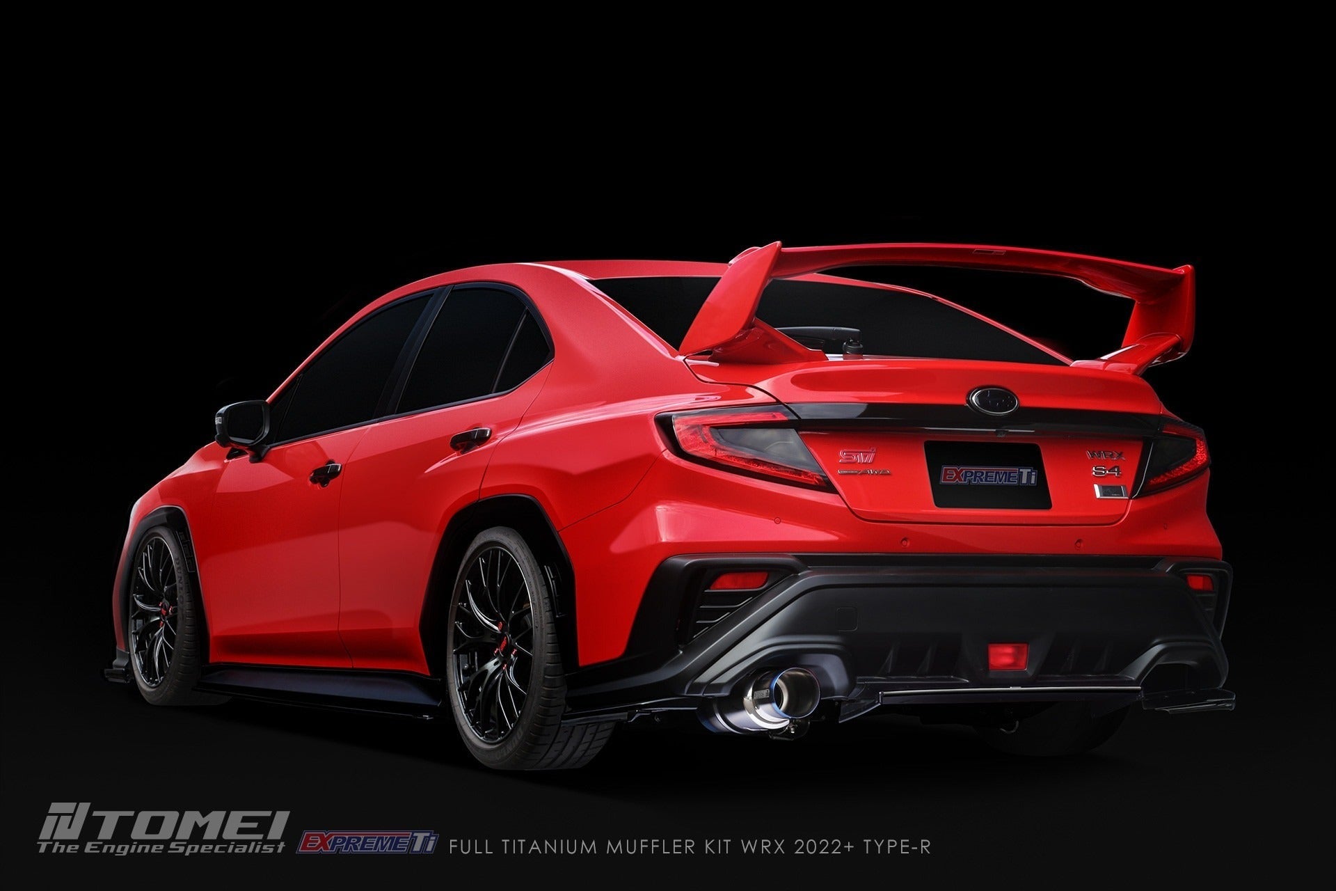 Tomei Full Titanium Muffler Expreme Ti Catback Exhaust System - Type-R - 2022-2024 Subaru WRX