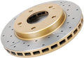 DBA 10 Stud Hole Rear Drilled & Slotted Street Series Rotor, 2004-2007 Subaru STI