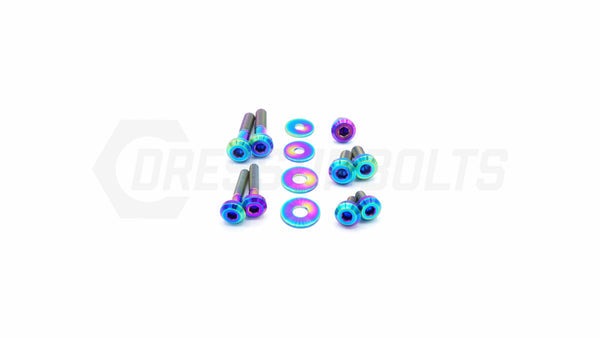 Fast Turn Fittings Titanium Hardware Intercooler Kit - EJ257 Engine - 2015-2021 Subaru STI