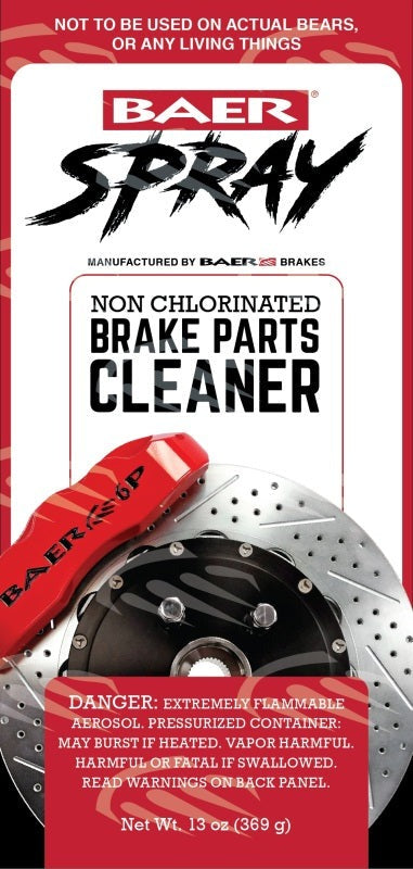 Baer Brakes Spray Brake Cleaner Non-Chlorinated, Technical Grade, 13oz (369g) Can (Aerosol)