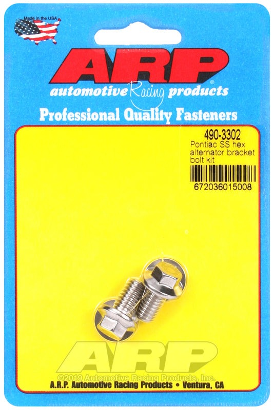 ARP Pontiac SS Hex Alternator Bracket Bolt Kit