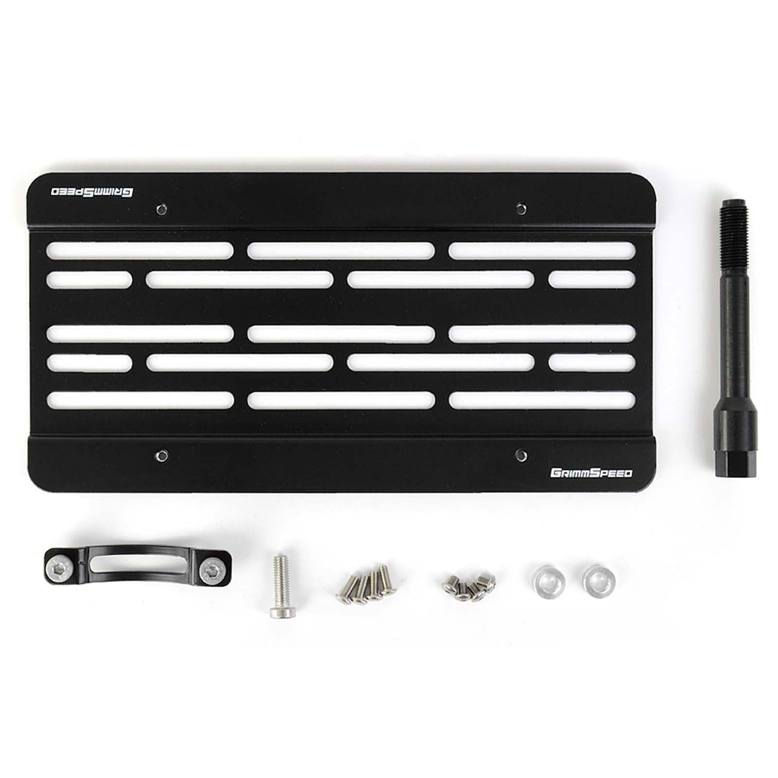 GrimmSpeed License Plate Relocation Kit - 2002-2007 Subaru WRX/STI