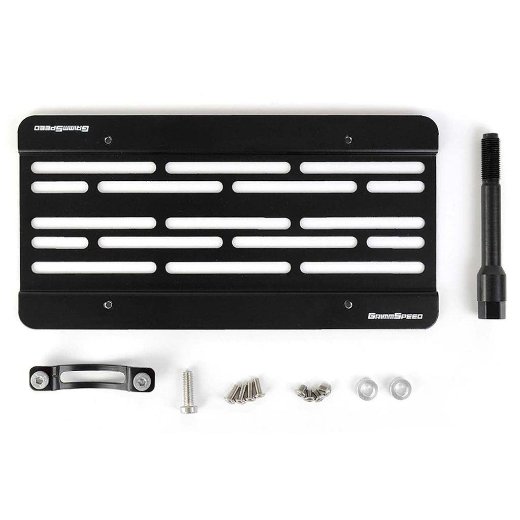 GrimmSpeed License Plate Relocation Kit - 2002-2007 Subaru WRX/STI