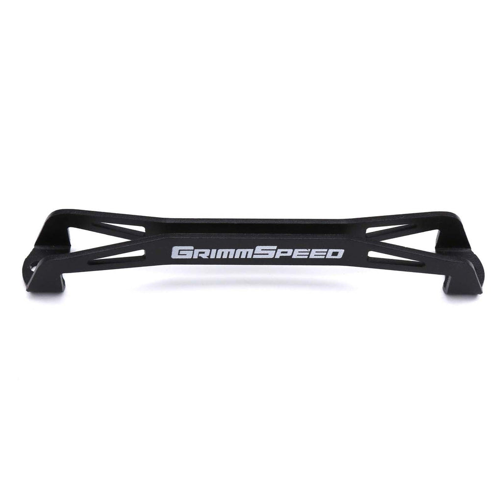 GrimmSpeed Lightweight Battery Tie Down Black - Subaru Models (inc. 2002+ WRX/STI)