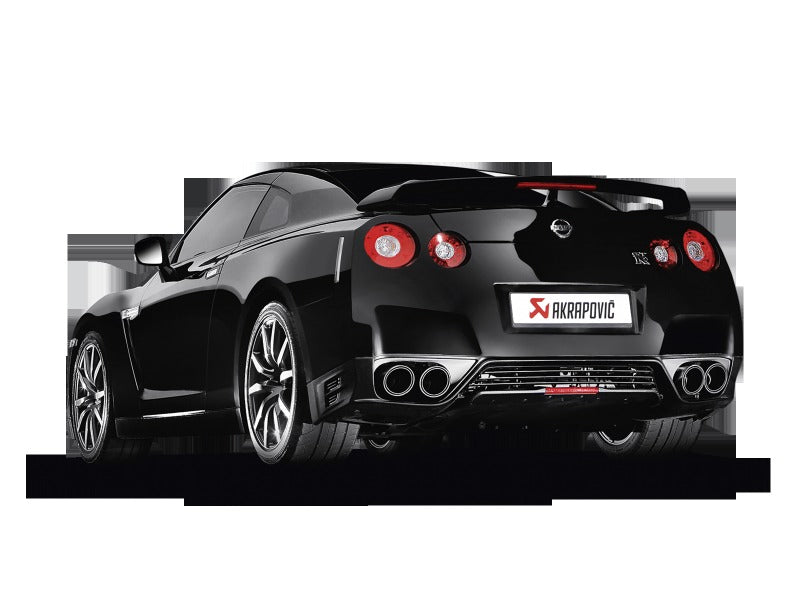 Akrapovic Evolution Line Cat Back Titanium (Requires Tips) for 2008-2017 Nissan GT-R - ME-NI/T/1