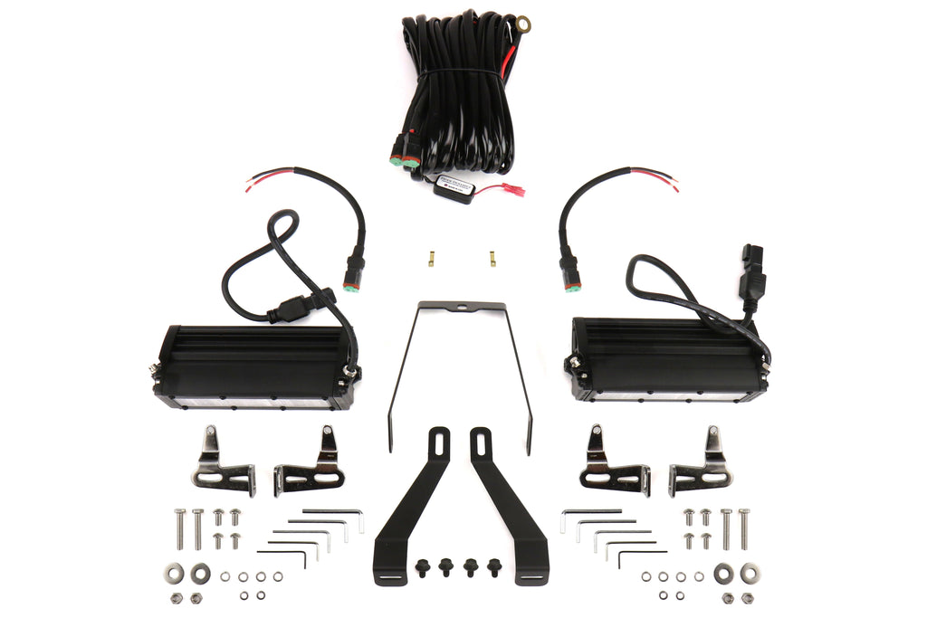 Diode Dynamics SS White Wide Optic Stage Series Light Bar Kit - 2015-2017 Subaru WRX / STI | DD6009