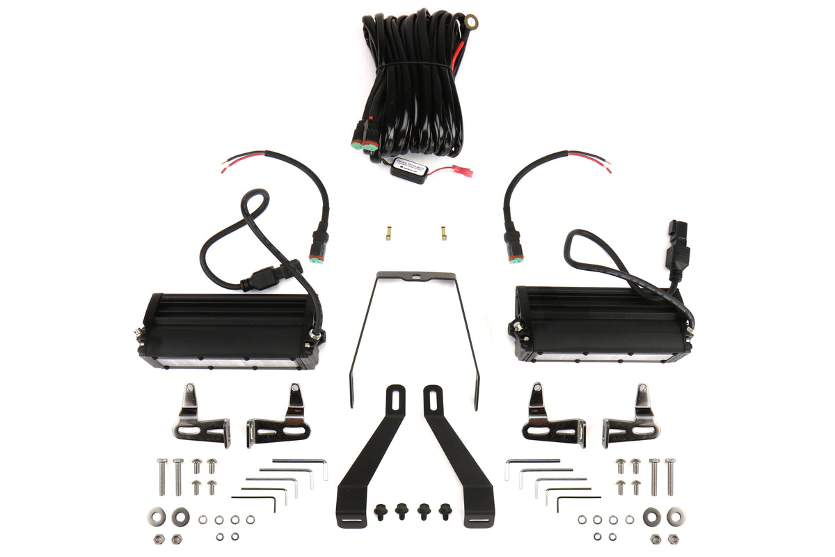 Diode Dynamics SS White Wide Optic Stage Series Light Bar Kit - 2015-2017 Subaru WRX / STI | DD6009