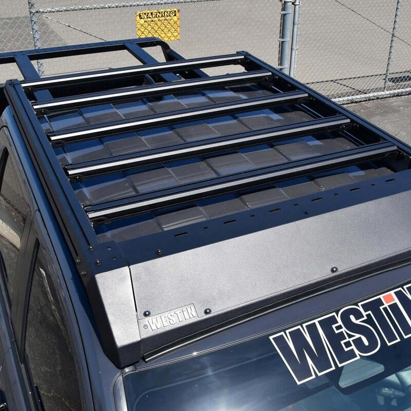 Westin 24-26 Toyota Tacoma Double Cab Mesa Roof Rack - Textured Black