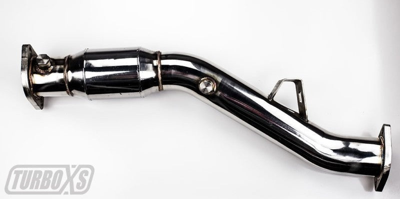 Turbo XS High Flow Catalytic Converter Pipe - 2002-2007 WRX / 2004-2007 STI / 2004-2008 Forester XT