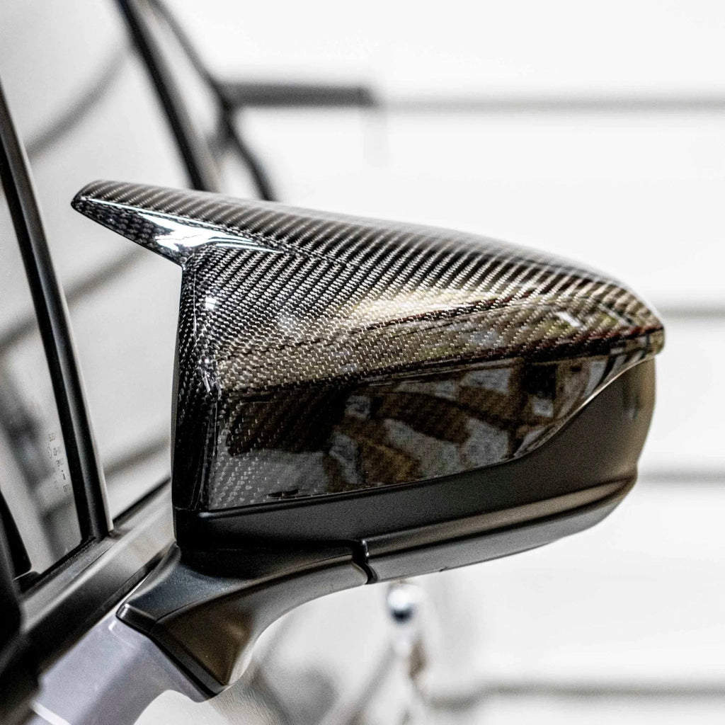 Compressive Tuning Arrowhead Carbon Fiber Mirror Caps - 2022-2026 Subaru WRX