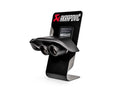 Akrapovic Counter Display with Sample Tail Pipe Set and Carbon Diffuser (High Gloss)