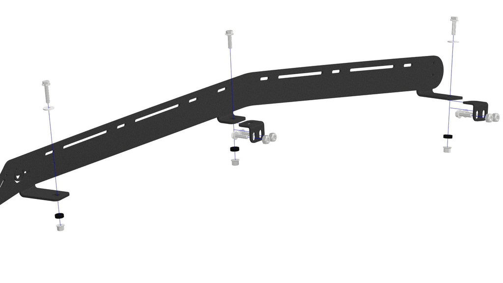 Polaris RZR XP 1000/900 4 Seat Full Roof Rack Prinsu