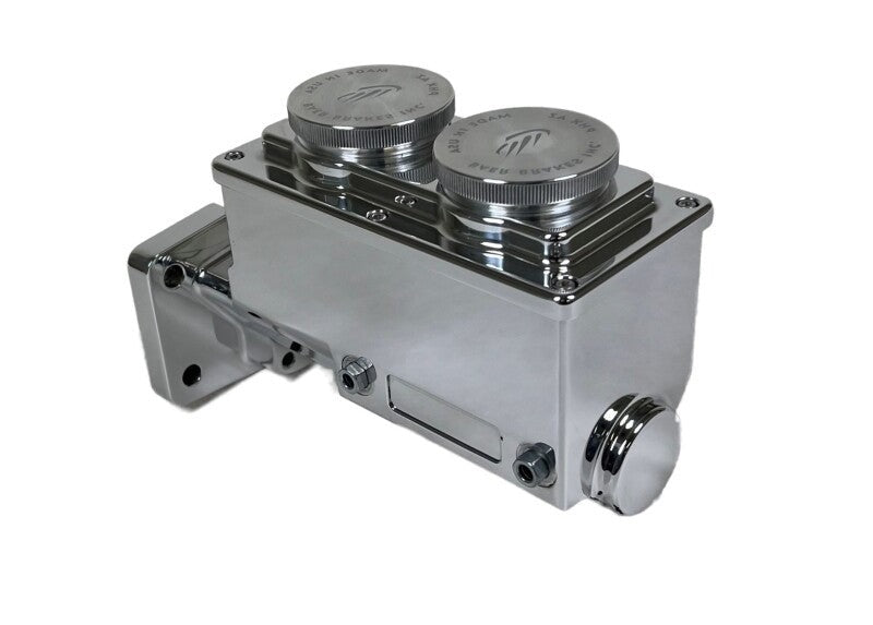 Baer Brakes Mopar 15/16in Bore Remaster 4-Bolt Right Port Master Cylinder Assembly - Polished