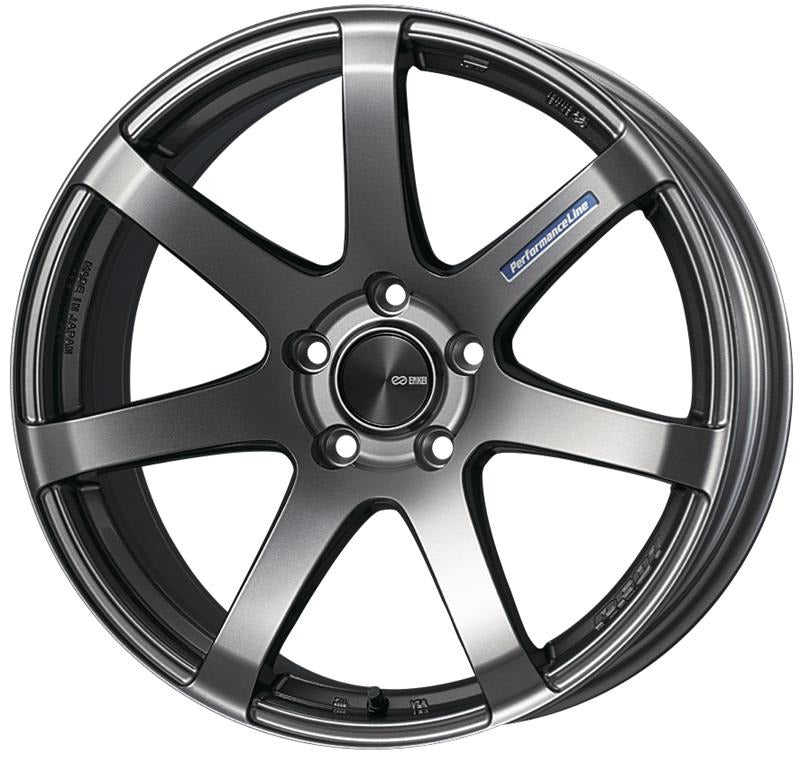 Enkei PF07 17x9 5x114.3 38mm Offset Dark Silver Wheel (Special Order / No Cancel) - 2005-2007 Subaru STI