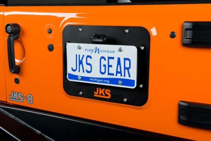 JKS Manufacturing 07-16 Jeep Wrangler JK License Plate Relocation Kit