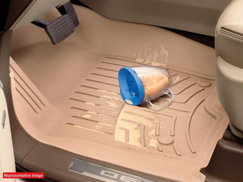 WeatherTech Rear FloorLiner HP - Black - 2nd Row - 2019-2023 Subaru Ascent