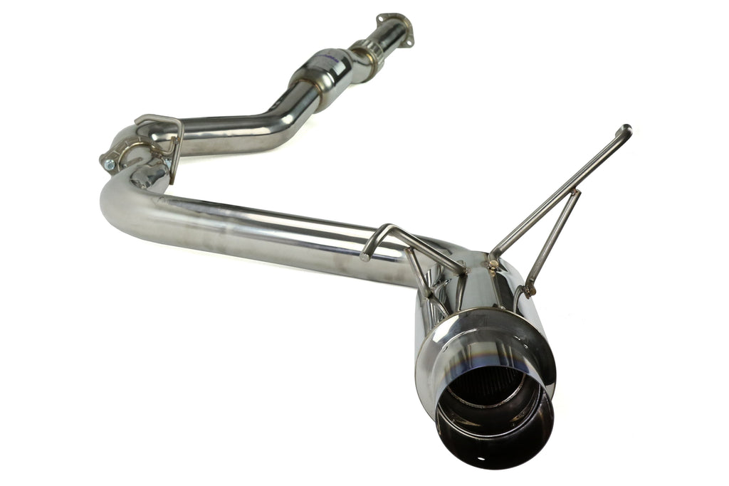 Invidia N1 Single Exit Cat Back Exhaust - Titanium Tip - 2008-2014 Subaru WRX Sedan / 2011-2014 STI Sedan