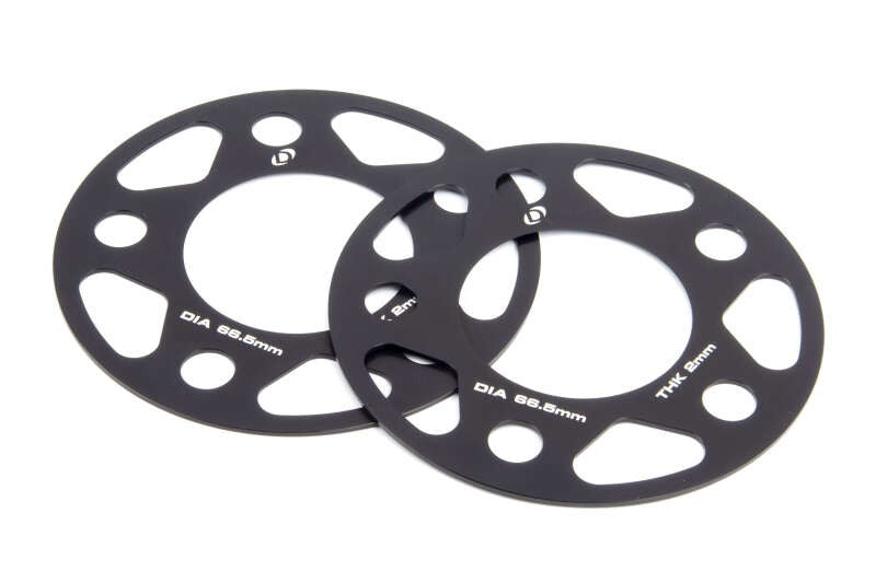 Dinan Wheel Spacers - 5x112 - 66.5mm CB - 2mm Thick (Set of 2)