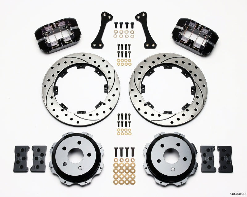 Wilwood Dynapro Rear Big Brake Kit - 12.19in Drilled - 2002-2014 Subaru WRX