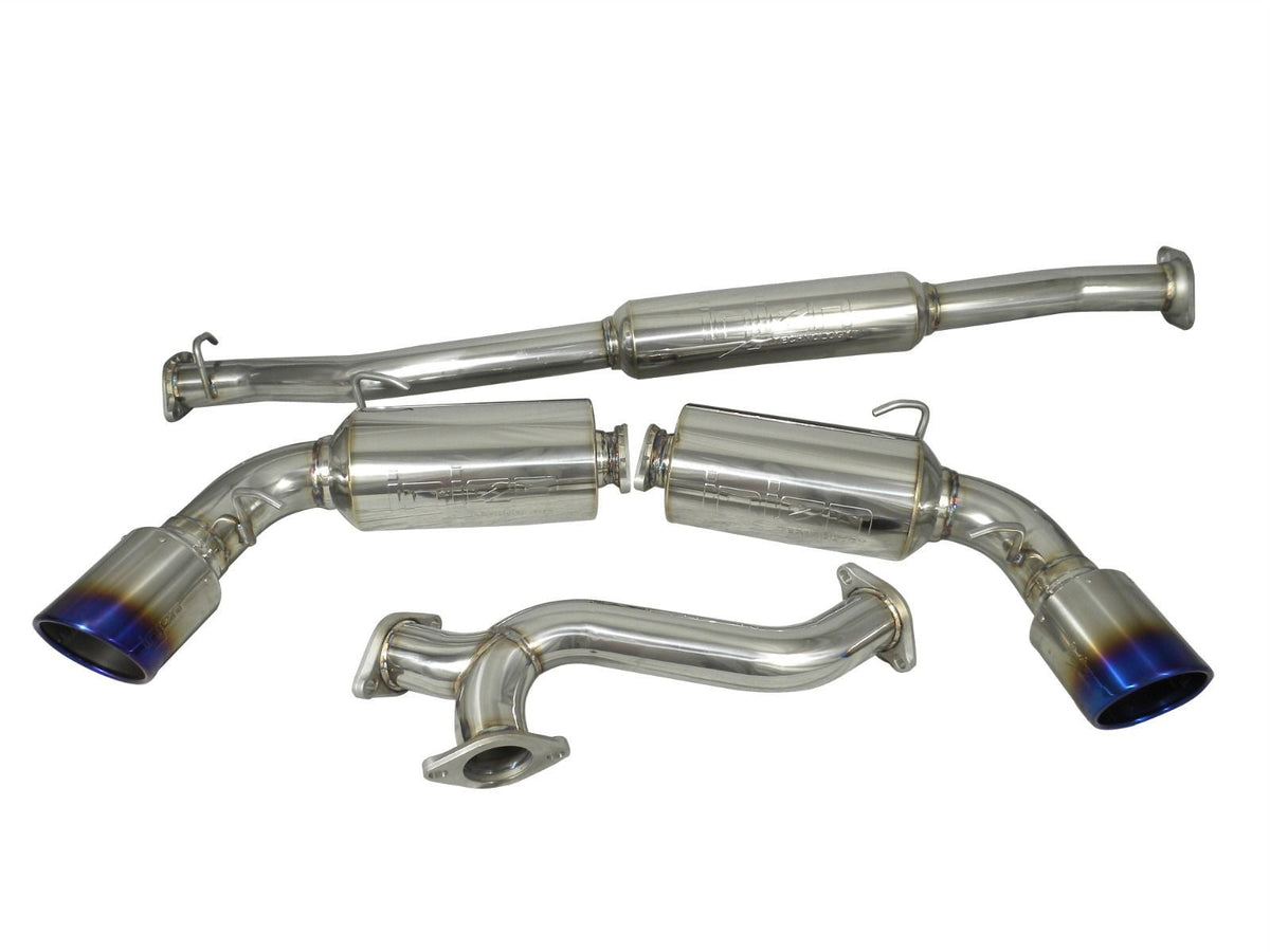 Injen Stainless Steel Exhaust w/ Spiral Embossed Resonator - 2013-2021 Scion FR-S / Subaru BRZ / Toyota 86
