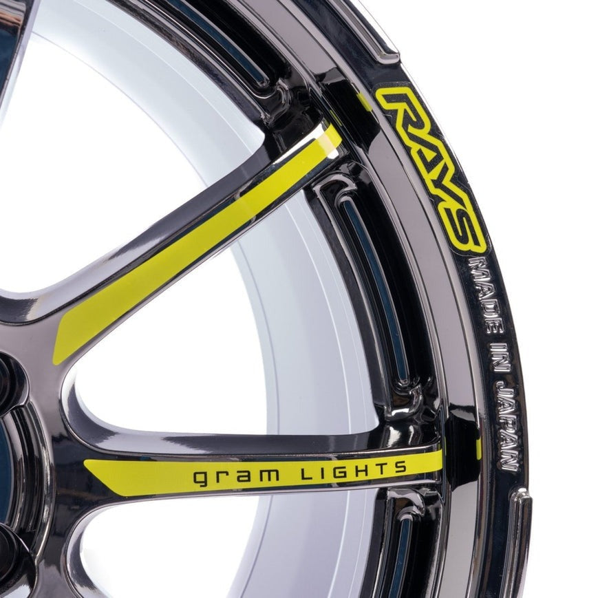 Gram Lights 57NR 18X9.5 +38 5x114.3 - Rays Black Metal Coat (RB) (Single Wheel)