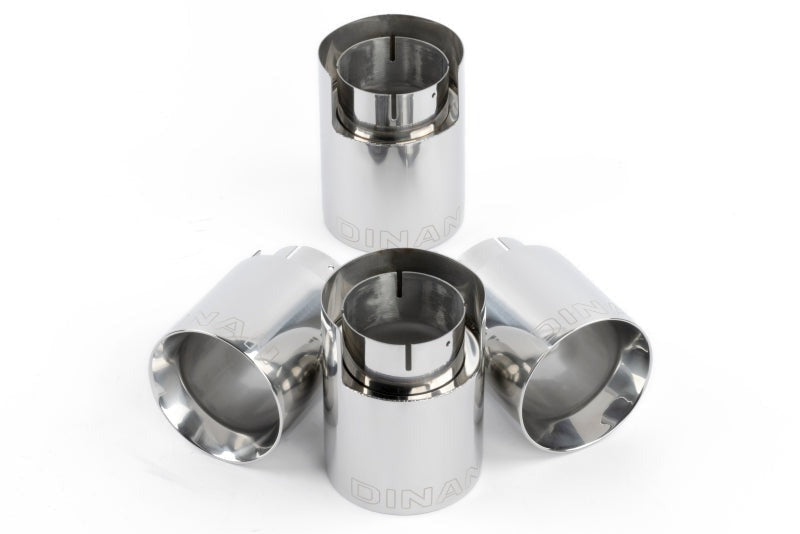 Dinan 20-26 BMW X5 M/X6 M (F95/F96) Valved Axleback Exhaust System - Polished Tips