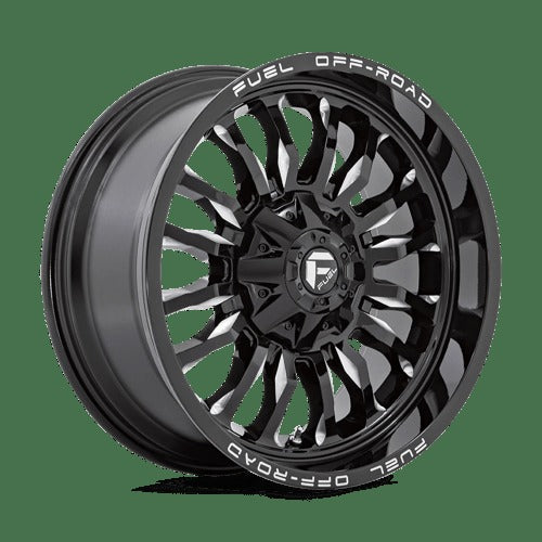 D795 22X12 8X170 G-BLK-MILL -44MM