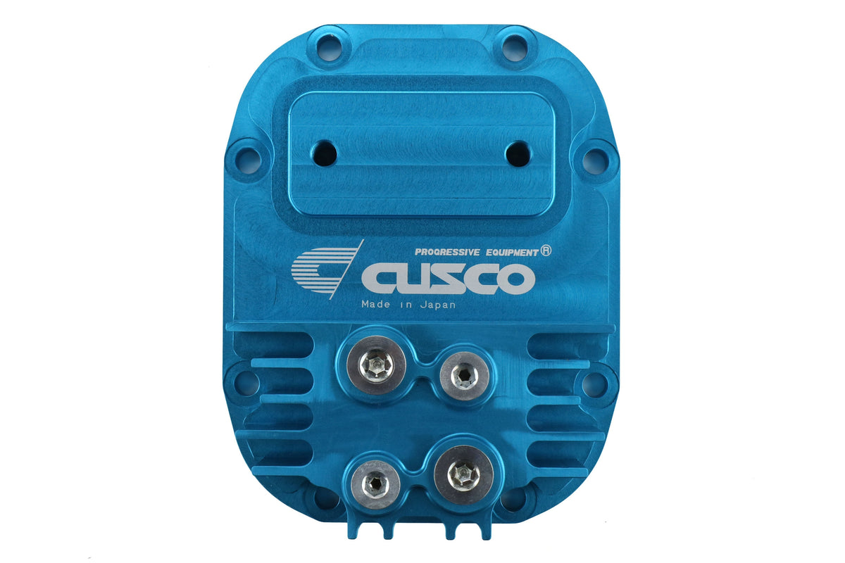 Cusco Increased Capacity Rear Differential Cover Blue R180 - 2004-2021 Subaru STI