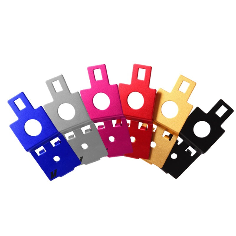 Mishimoto Aluminum Radiator Stay, Anodized Blue - 2002-2007 Subaru WRX